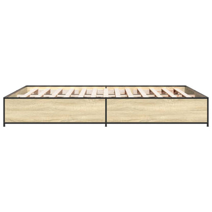 Giroletto Rovere Sonoma 120x190 cm in Legno Multistrato Metallo | homemem39