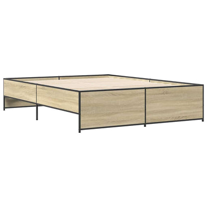 Giroletto Rovere Sonoma 150x200 cm in Legno Multistrato Metallo | homemem39