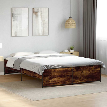Giroletto Rovere Fumo 150x200 cm in Legno Multistrato Metallo | homemem39