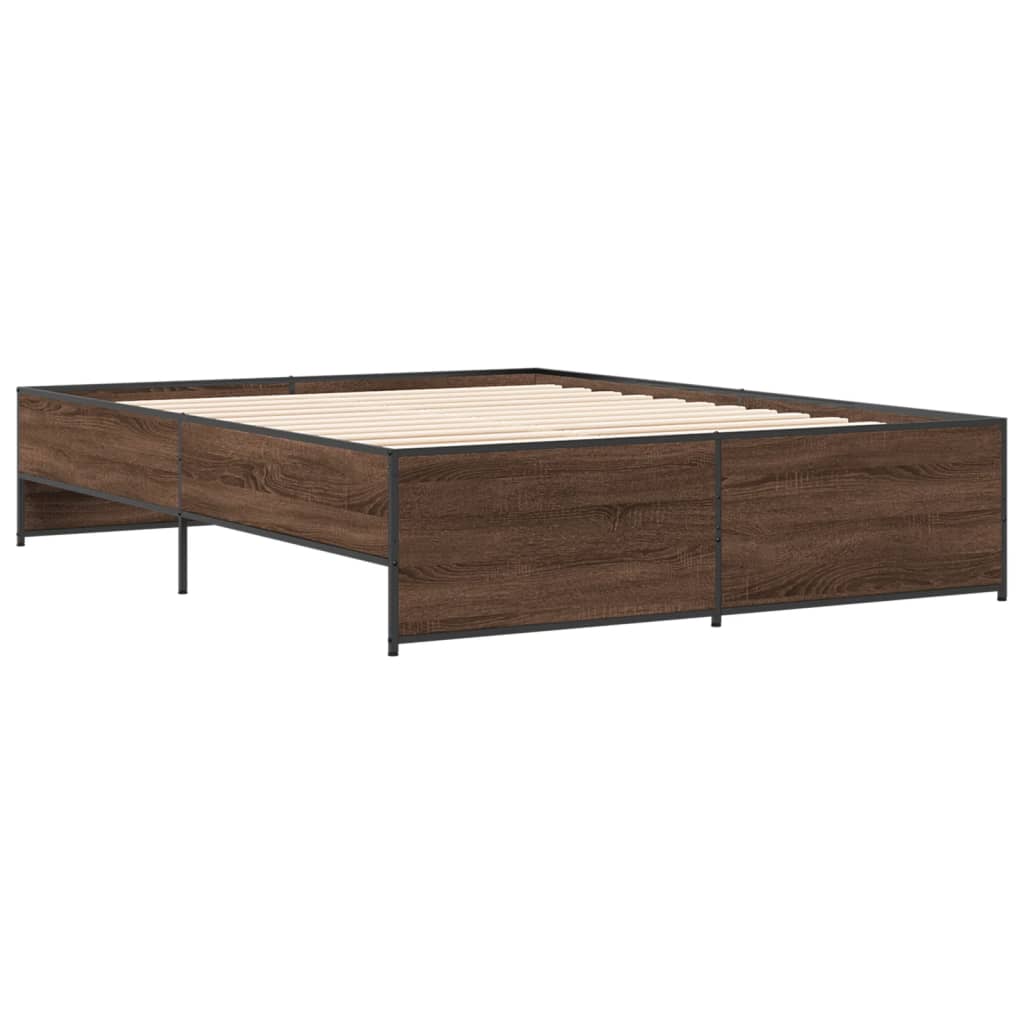 Giroletto Rovere Marrone 150x200cm in Legno Multistrato Metallo | homemem39