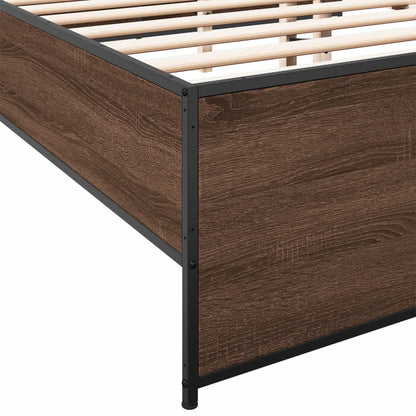 Giroletto Rovere Marrone 150x200cm in Legno Multistrato Metallo | homemem39