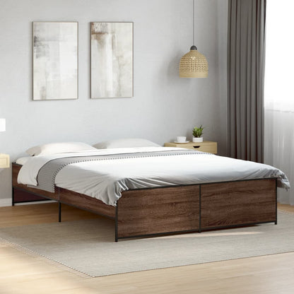 Giroletto Rovere Marrone 150x200cm in Legno Multistrato Metallo | homemem39
