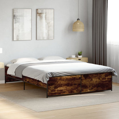 Giroletto Rovere Fumo 140x200 cm in Legno Multistrato Metallo | homemem39