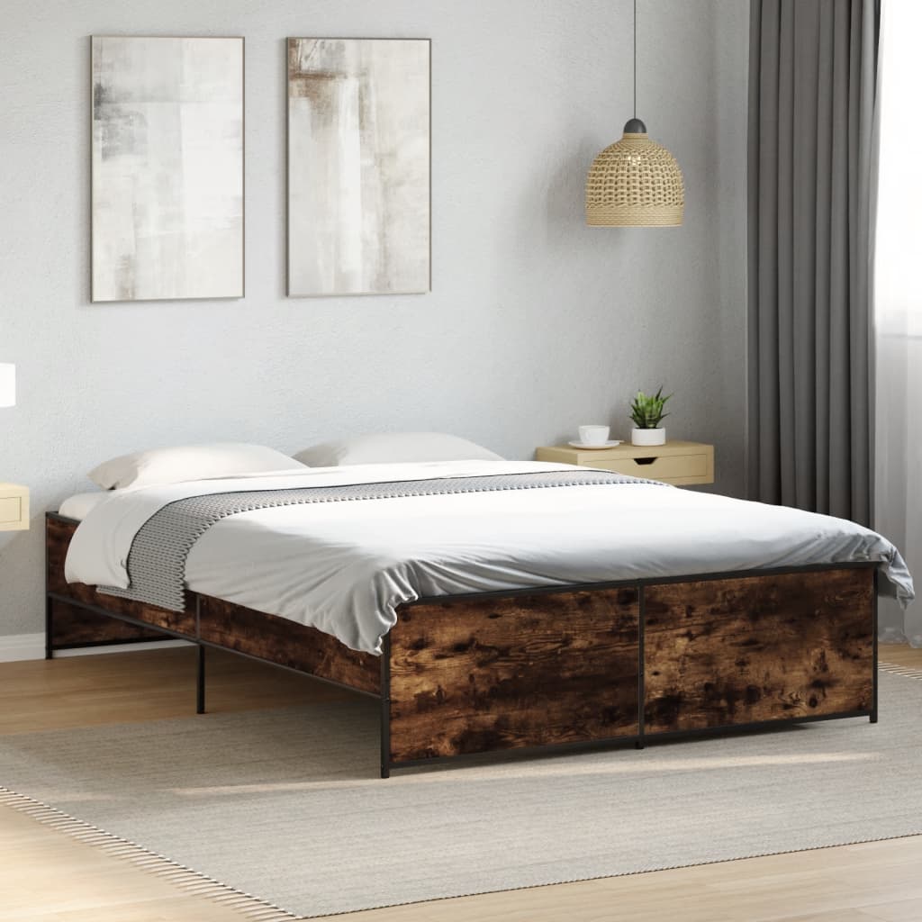 Giroletto Rovere Fumo 120x200 cm in Legno Multistrato Metallo | homemem39