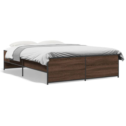 Giroletto Rovere Marrone 140x190cm in Legno Multistrato Metallo | homemem39