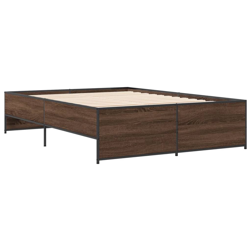 Giroletto Rovere Marrone 140x190cm in Legno Multistrato Metallo | homemem39