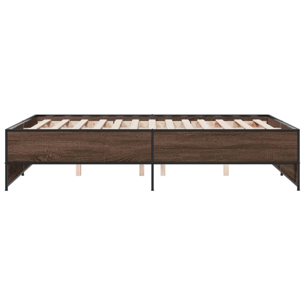 Giroletto Rovere Marrone 140x190cm in Legno Multistrato Metallo | homemem39