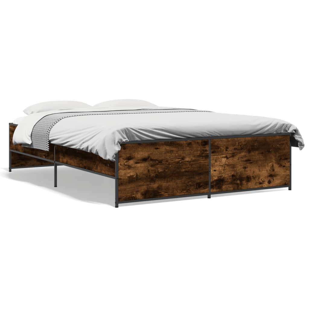 Giroletto Rovere Fumo 135x190 cm in Legno Multistrato Metallo | homemem39