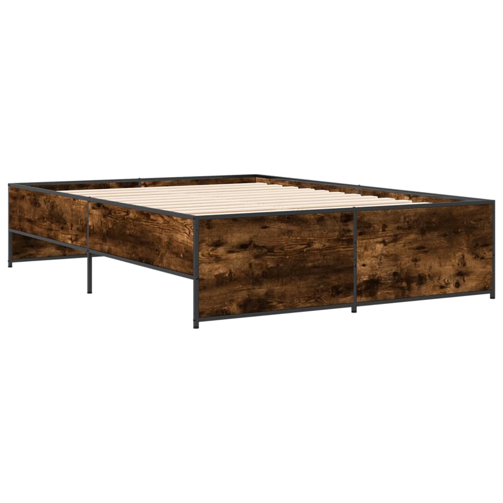Giroletto Rovere Fumo 135x190 cm in Legno Multistrato Metallo | homemem39