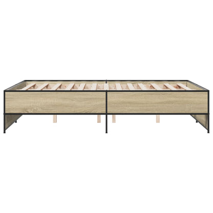 Giroletto Rovere Sonoma 120x190 cm in Legno Multistrato Metallo | homemem39