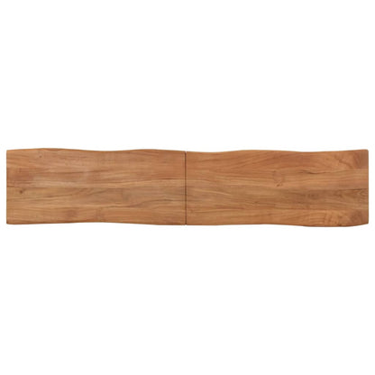 Panca 160 cm in Legno Massello di Acacia e Acciaio