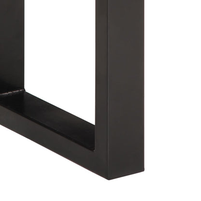 Panca 160 cm in Legno Massello di Acacia e Acciaio | homemem39
