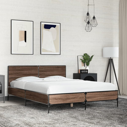 Giroletto Rovere Marrone 120x190cm in Legno Multistrato Metallo | homemem39
