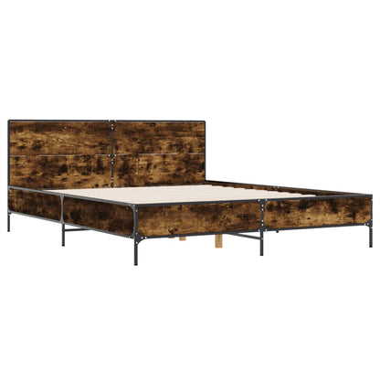 Giroletto Rovere Fumo 135x190 cm in Legno Multistrato Metallo | homemem39