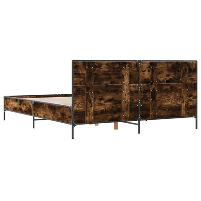 Giroletto Rovere Fumo 140x190 cm in Legno Multistrato Metallo | homemem39