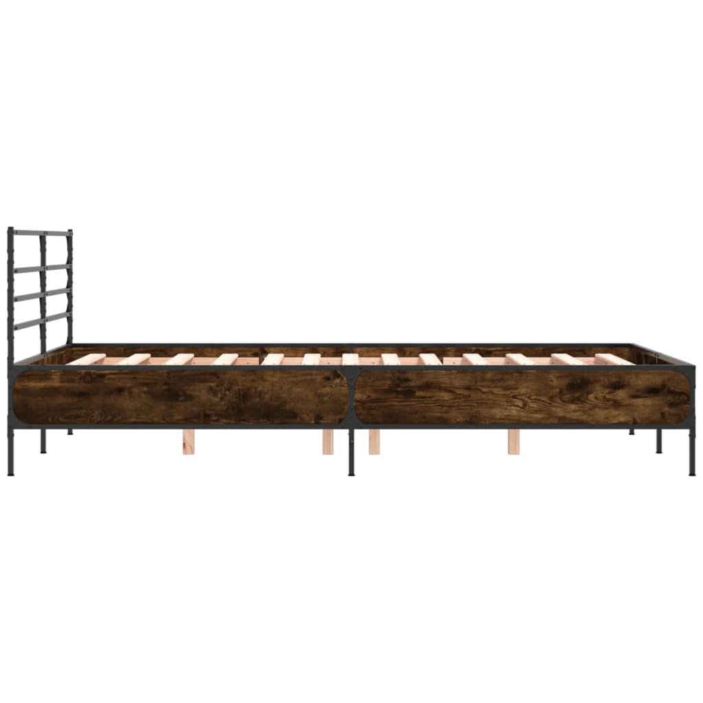 Giroletto Rovere Fumo 140x200 cm in Legno Multistrato Metallo | homemem39