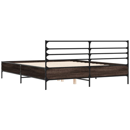 Giroletto Rovere Fumo 150x200 cm in Legno Multistrato Metallo | homemem39