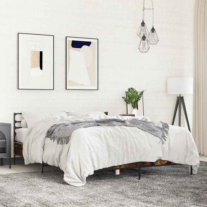 Giroletto Rovere Fumo 150x200 cm in Legno Multistrato Metallo | homemem39