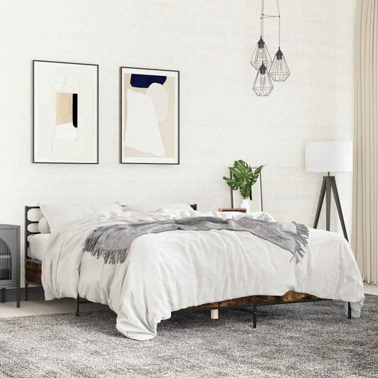 Giroletto Rovere Fumo 150x200 cm in Legno Multistrato Metallo | homemem39