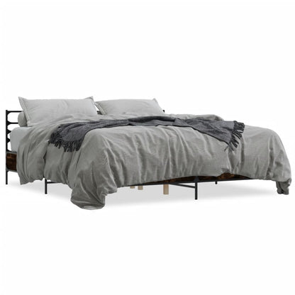 Giroletto Rovere Fumo 200x200 cm in Legno Multistrato e Metallo | homemem39