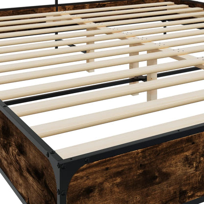 Giroletto Rovere Fumo 200x200 cm in Legno Multistrato e Metallo | homemem39
