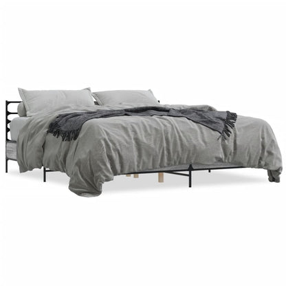 Giroletto Grigio Sonoma 200x200 cm in Legno Multistrato Metallo | homemem39