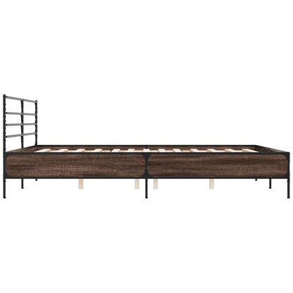 Giroletto Rovere Marrone 200x200cm in Legno Multistrato Metallo | homemem39
