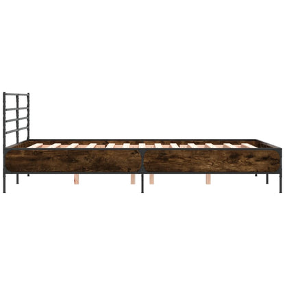 Giroletto Rovere Fumo 135x190 cm in Legno Multistrato Metallo | homemem39