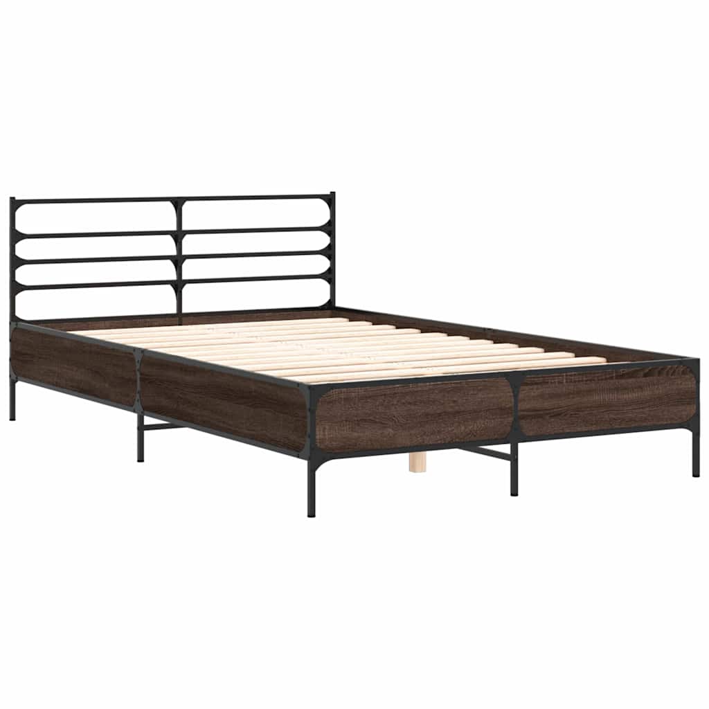 Giroletto Rovere Marrone 140x190cm in Legno Multistrato Metallo | homemem39