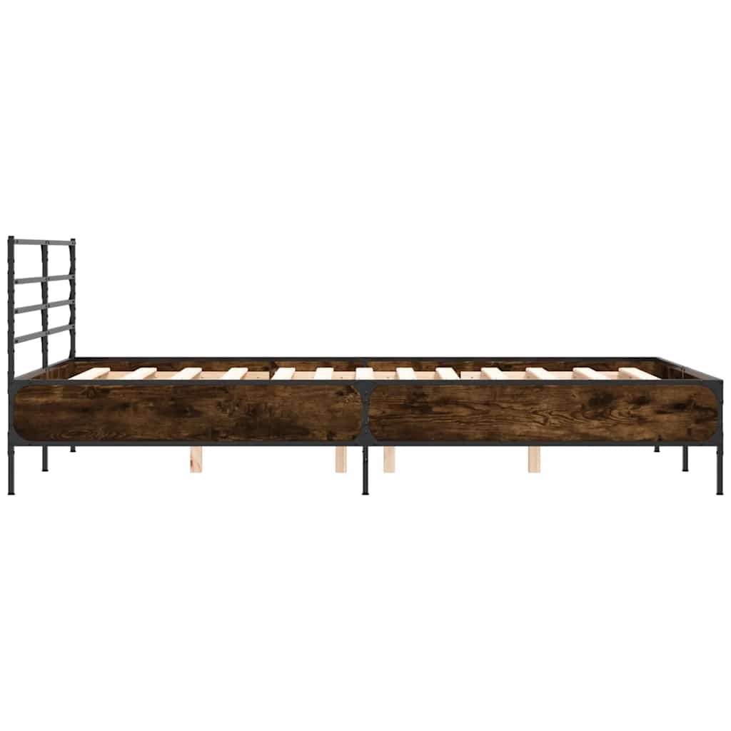 Giroletto Rovere Marrone 140x190cm in Legno Multistrato Metallo | homemem39