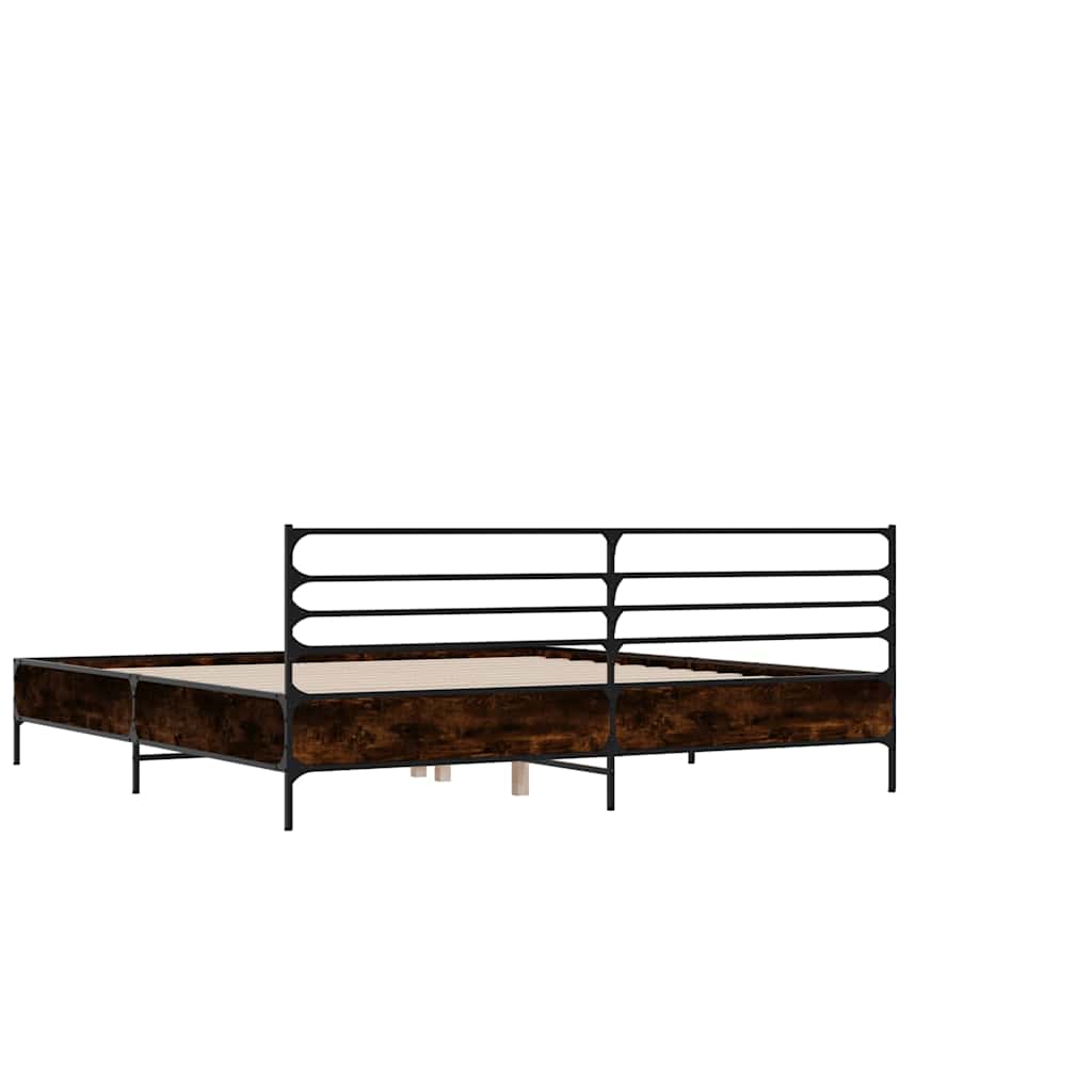 Giroletto Rovere Marrone 140x190cm in Legno Multistrato Metallo | homemem39