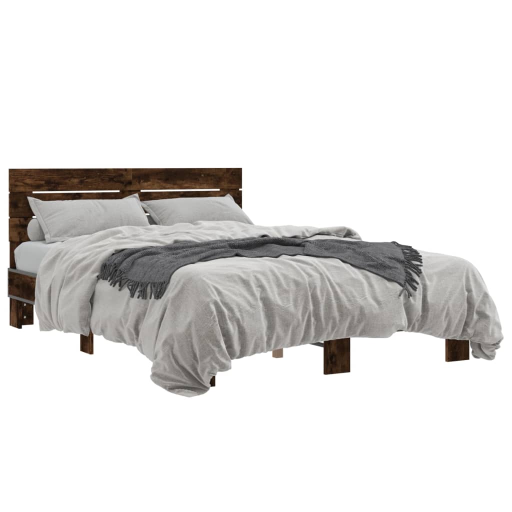 Giroletto Rovere Fumo 120x200 cm in Legno Multistrato Metallo | homemem39