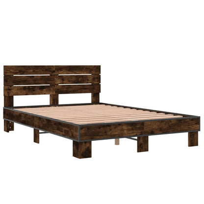 Giroletto Rovere Fumo 120x200 cm in Legno Multistrato Metallo | homemem39