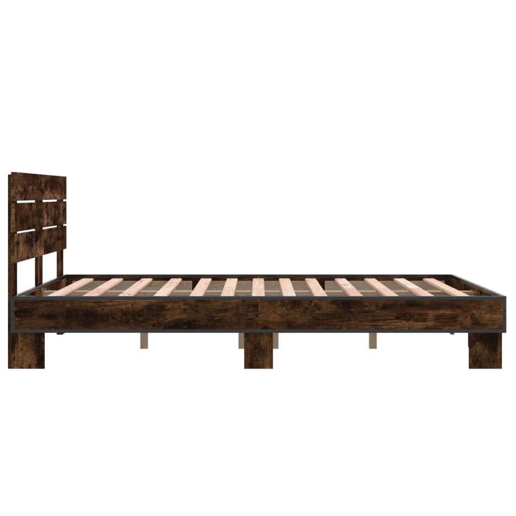 Giroletto Rovere Fumo 120x200 cm in Legno Multistrato Metallo | homemem39