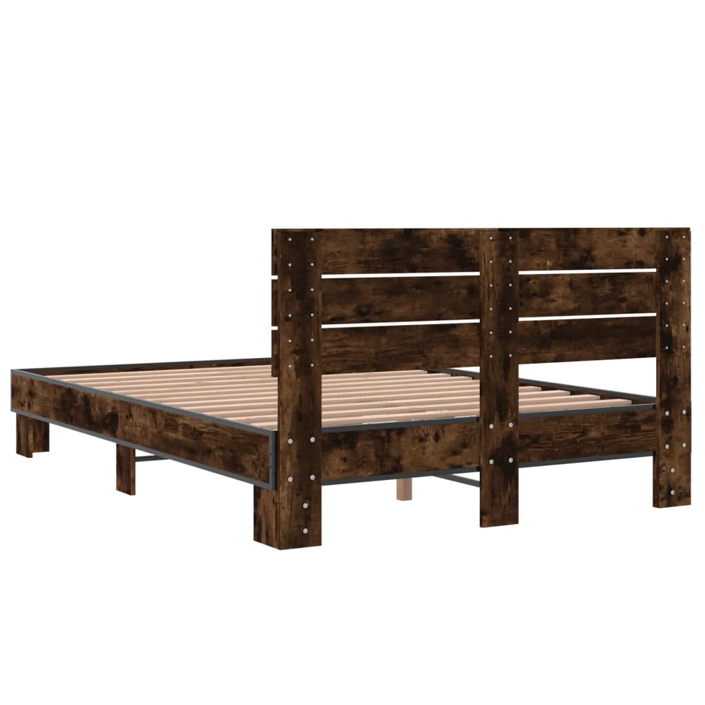 Giroletto Rovere Fumo 120x200 cm in Legno Multistrato Metallo | homemem39