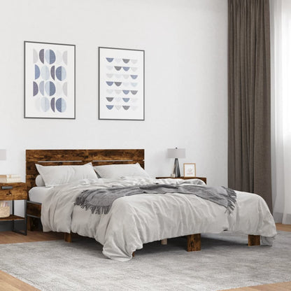 Giroletto Rovere Fumo 120x200 cm in Legno Multistrato Metallo | homemem39