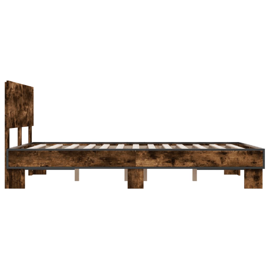 Giroletto Rovere Fumo 120x200 cm in Legno Multistrato Metallo | homemem39