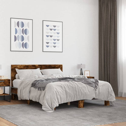 Giroletto Rovere Fumo 120x200 cm in Legno Multistrato Metallo | homemem39