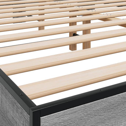 Giroletto Grigio Sonoma 150x200 cm in Legno Multistrato Metallo | homemem39