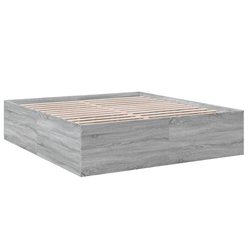 Giroletto Grigio Sonoma 200x200 cm in Legno Multistrato - homemem39