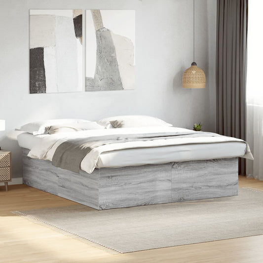 Giroletto Grigio Sonoma 200x200 cm in Legno Multistrato - homemem39
