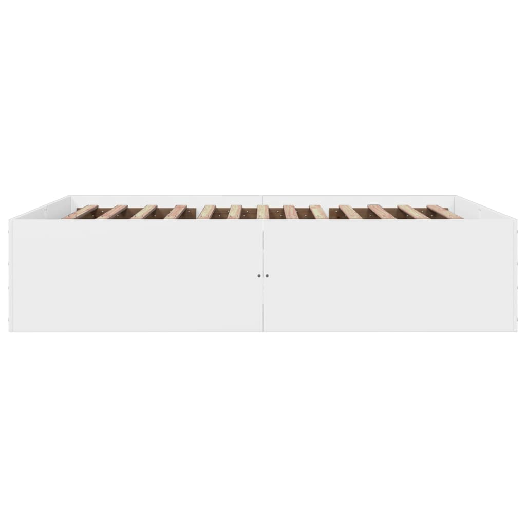 Giroletto Bianco 160x200 cm in Legno Multistrato | homemem39