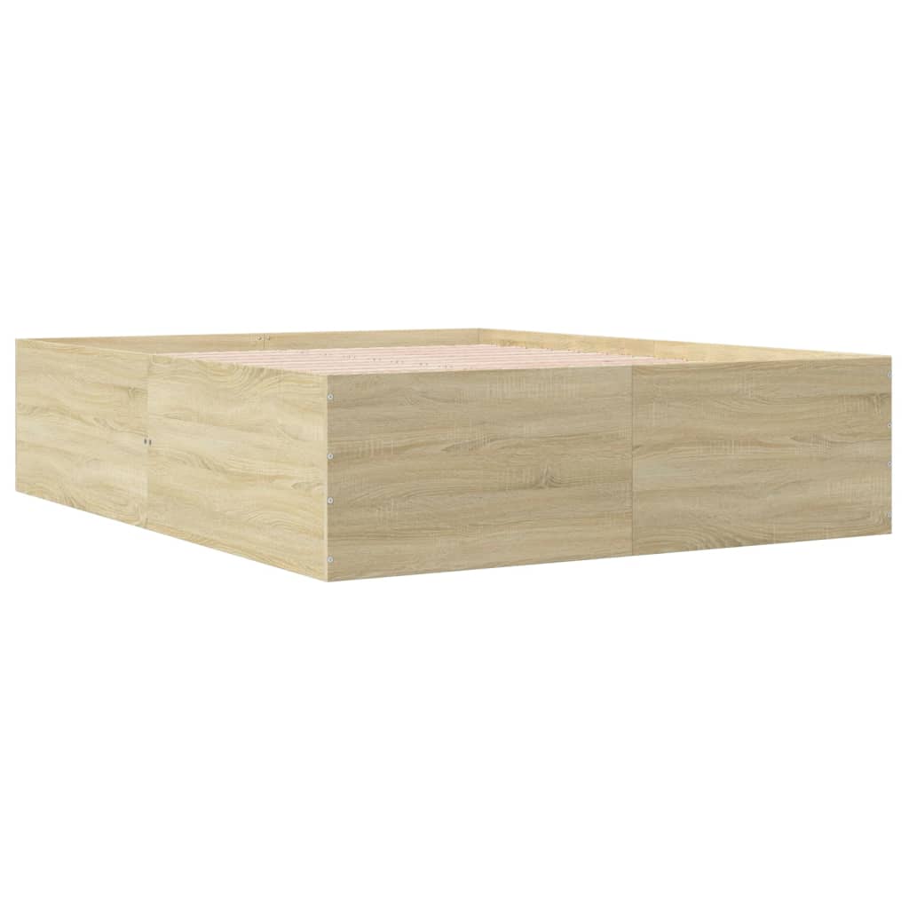 Giroletto Rovere Sonoma 160x200 cm in Legno Multistrato | homemem39
