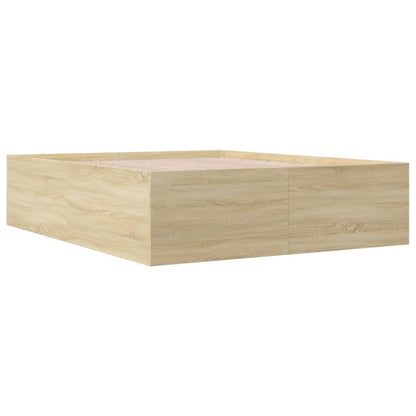 Giroletto Rovere Sonoma 160x200 cm in Legno Multistrato | homemem39