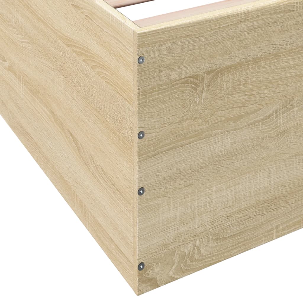 Giroletto Rovere Sonoma 160x200 cm in Legno Multistrato | homemem39