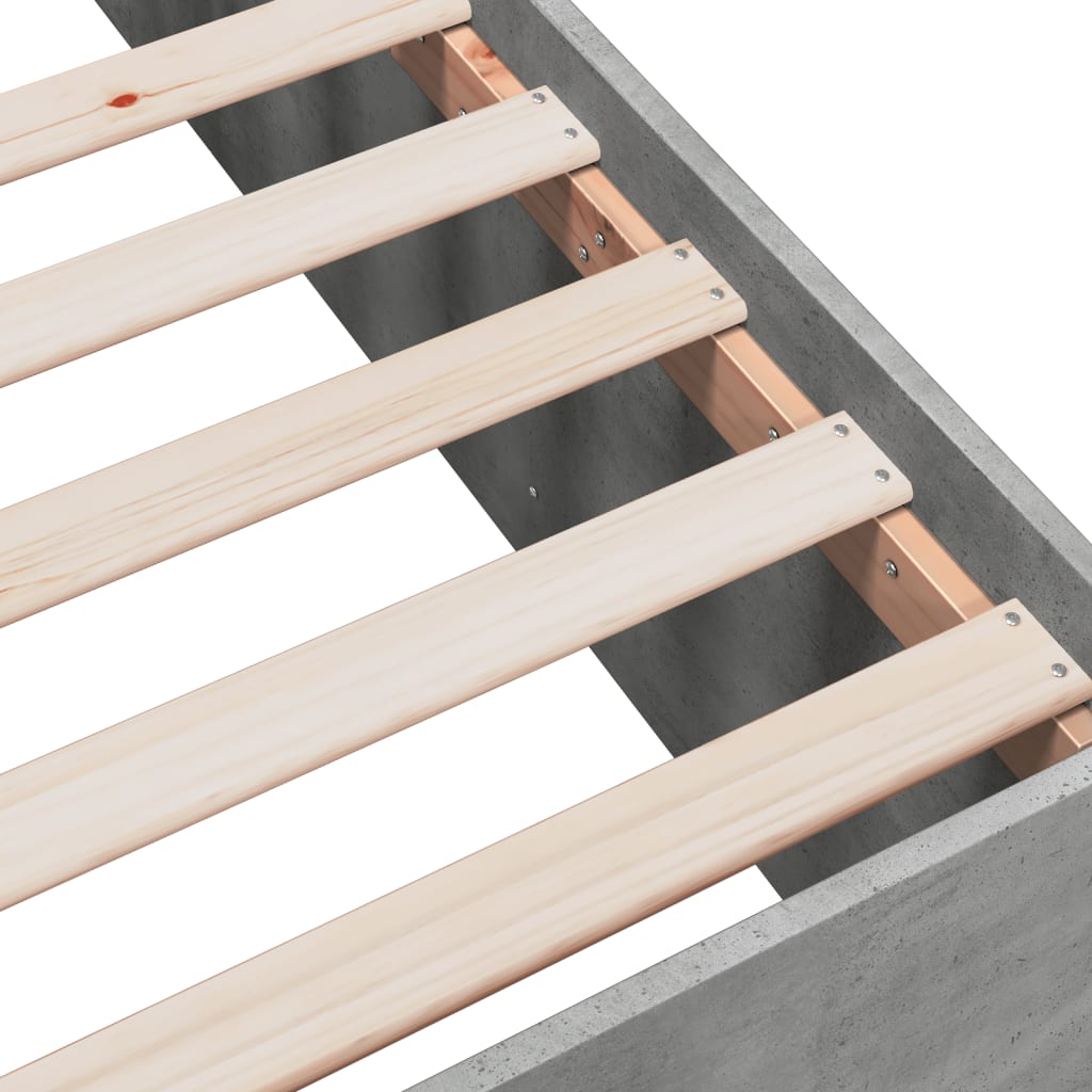 Giroletto Grigio Cemento 160x200 cm in Legno Multistrato - homemem39