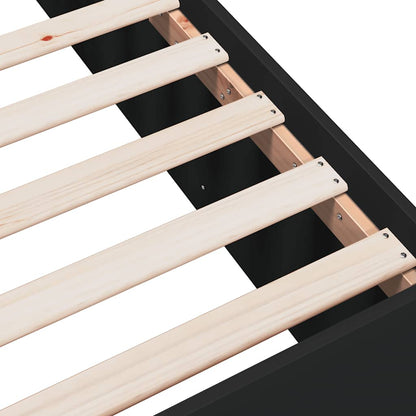 Giroletto Nero 150x200 cm in Legno Multistrato | homemem39