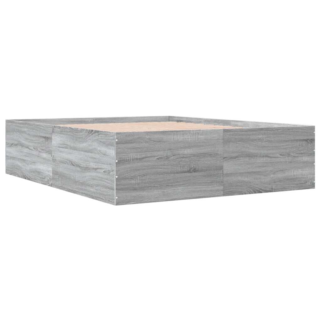 Giroletto Grigio Sonoma 150x200 cm in Legno Multistrato - homemem39