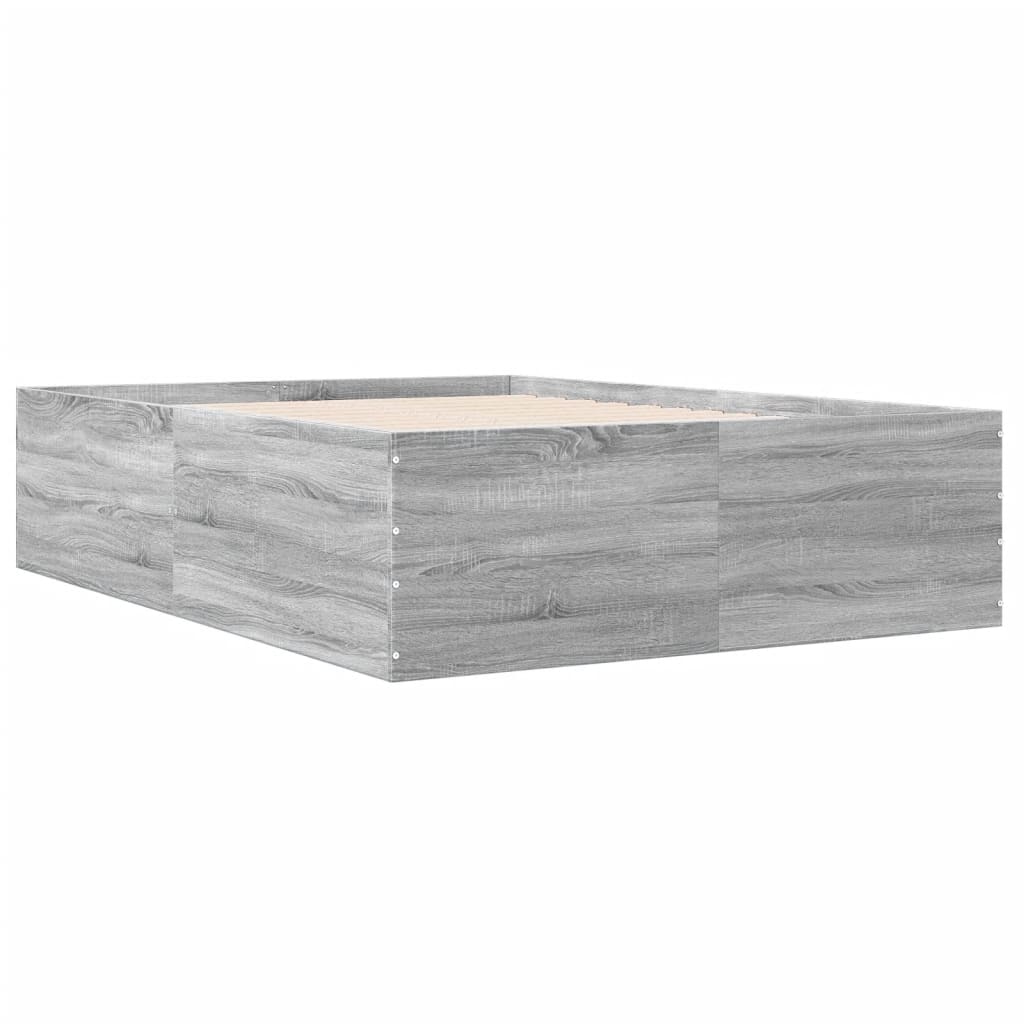 Giroletto Grigio Sonoma 135x190 cm in Legno Multistrato - homemem39