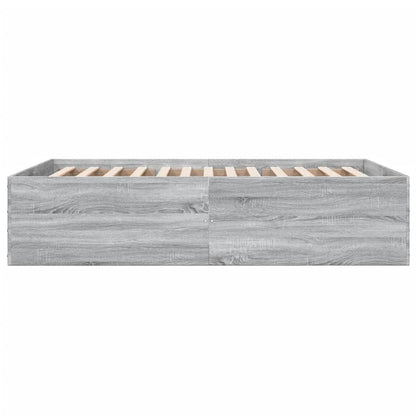 Giroletto Grigio Sonoma 135x190 cm in Legno Multistrato - homemem39